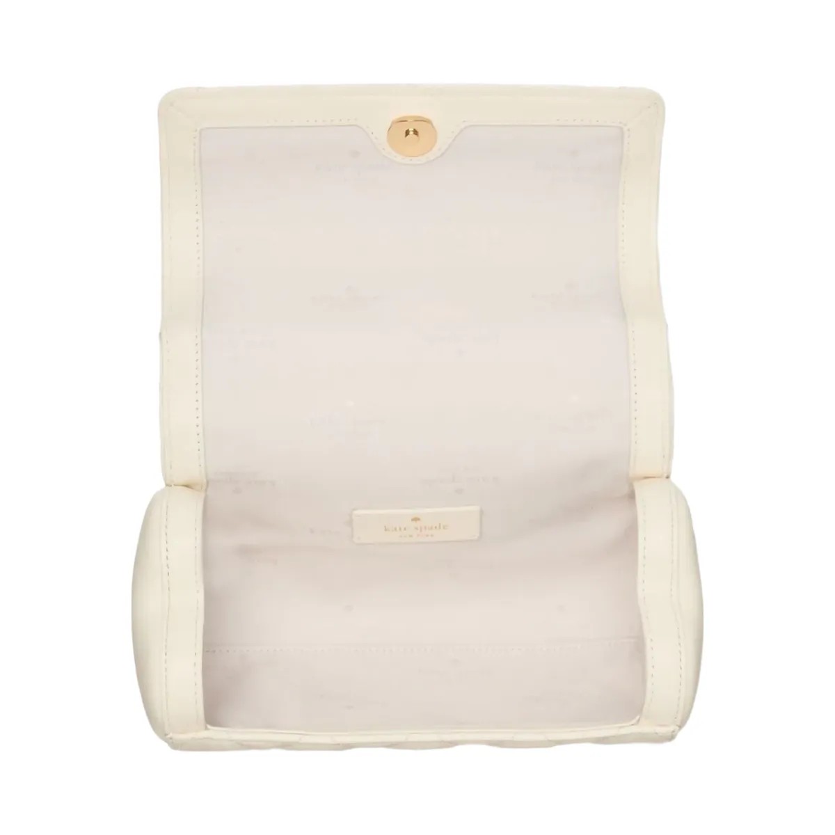 Kate Spade Heart Barrel Quilted Crossbody Meringue - HypeFly India View 4