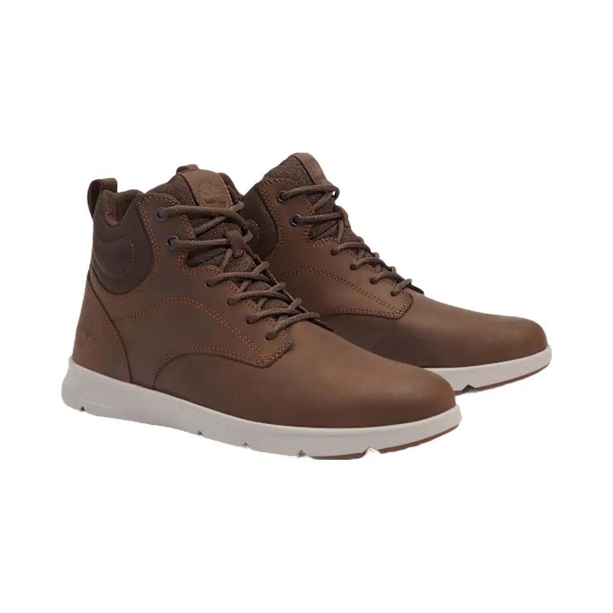 Timberland Mens Parker Street High-Top Sneaker Dark Brown Full-Grain - HypeFly India View 1