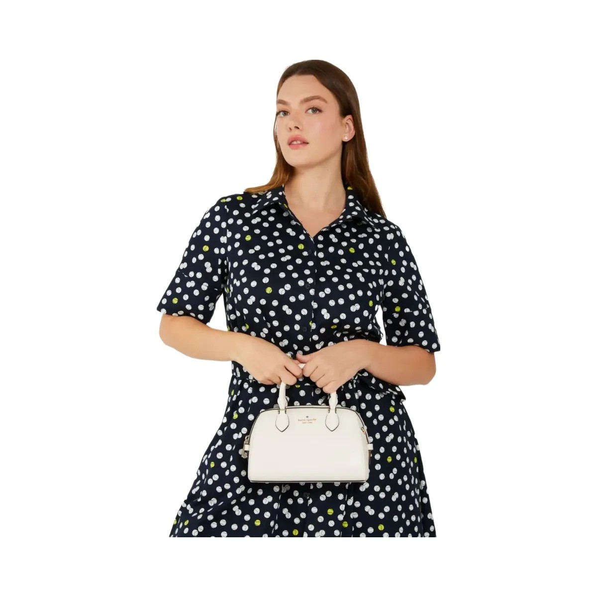 Kate Spade Madison Small Dolly Duffle Crossbody Bag Meringue - HypeFly India View 2