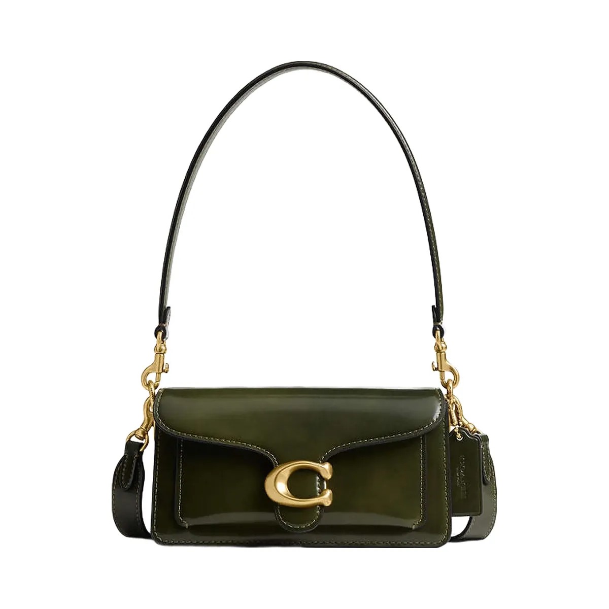 Coach Tabby Shoulder Bag 20 Brass-Olive - HypeFly India View 1