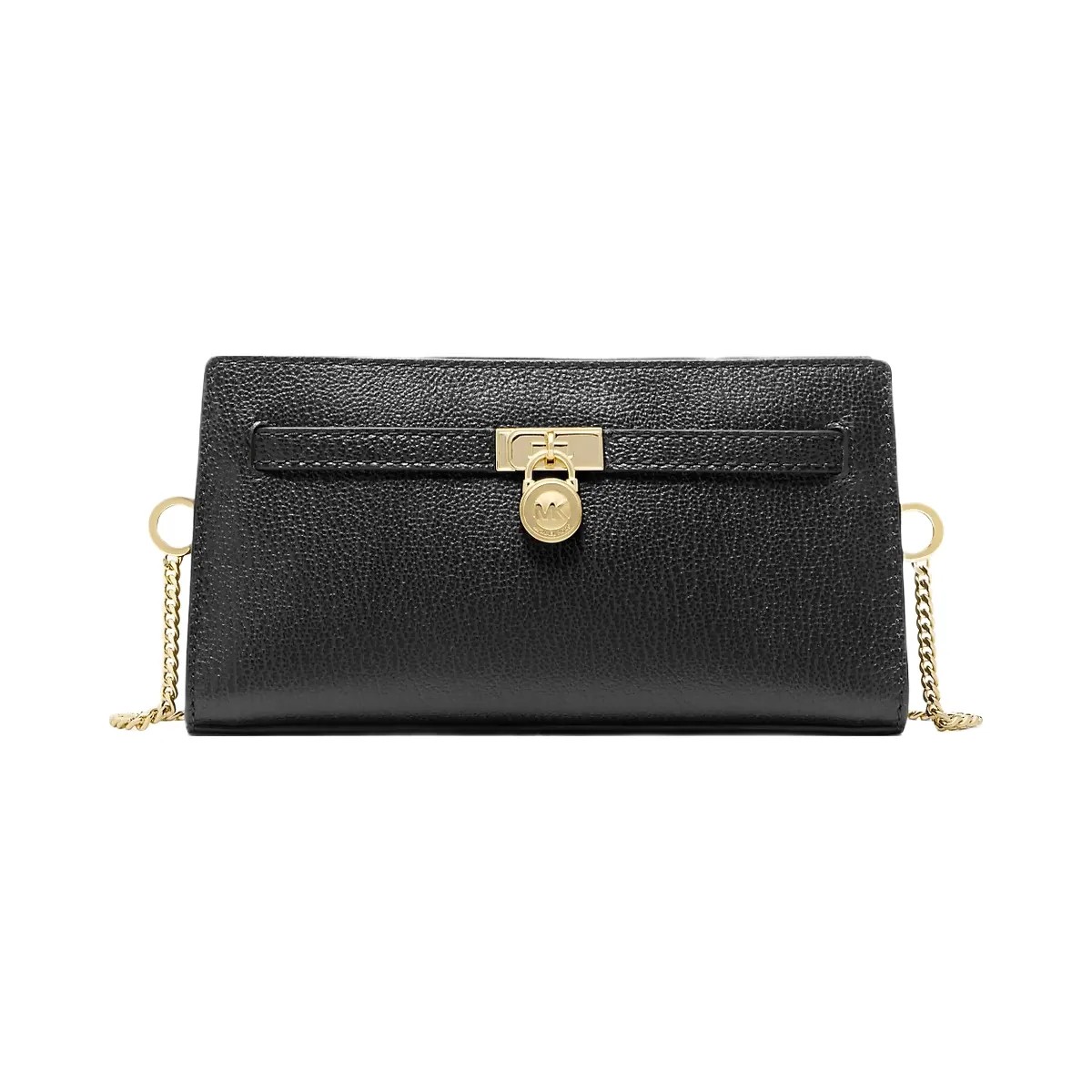 Michael Kors Hamilton Moderne Extra-Small Leather Convertible Crossbody Bag Black - HypeFly India View 1