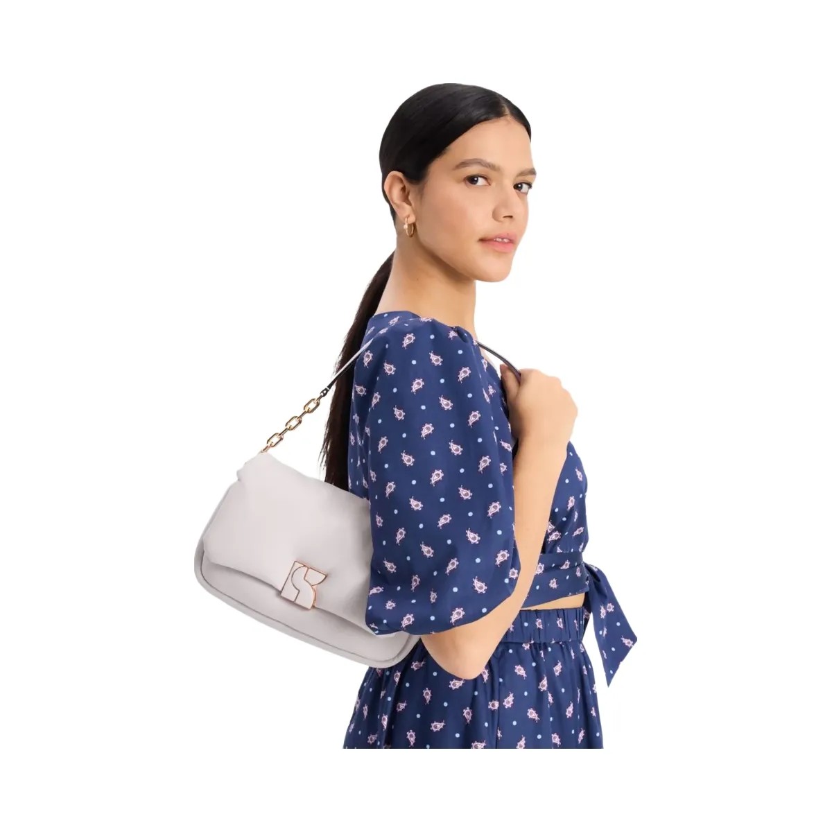 Kate Spade Dakota Puffy Leather Crossbody Lilac Moonlight - HypeFly India View 3
