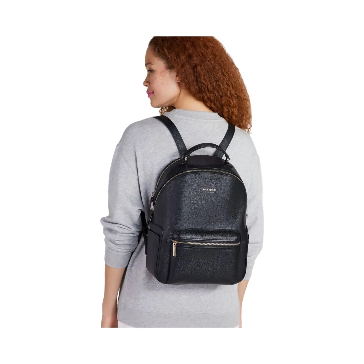 Kate Spade Hudson Large Backpack Black - HypeFly India View 2