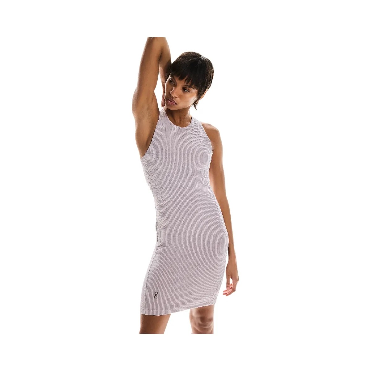 On All-Day Ribbed Dress Orchid | Lilac - HypeFly India View 6