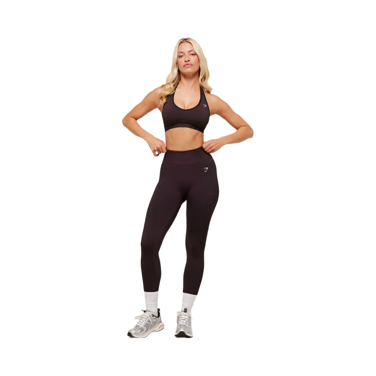 Gymshark Sport Seamless Leggings - Reset Pink/Black - HypeFly India View 4