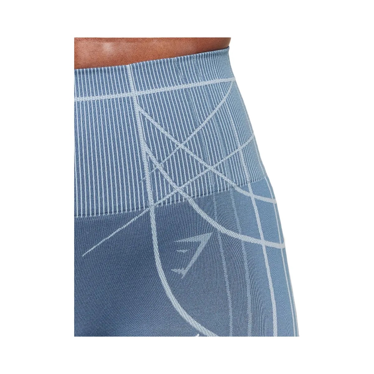 Gymshark Apex Seamless Leggings - Worn Blue/Gentle Blue - HypeFly India View 5