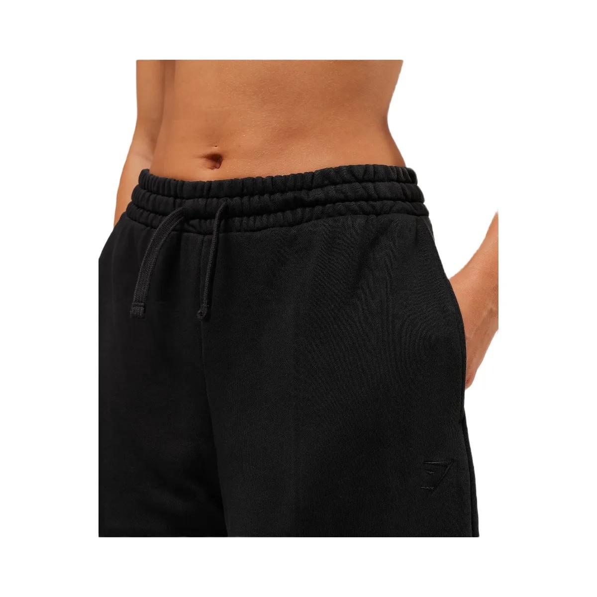 Gymshark Power Washed Joggers - Black/Acid Wash Small Ball - HypeFly India View 5