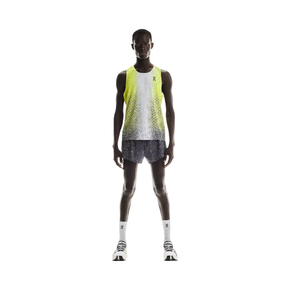 On Race Singlet Lime - HypeFly India View 3