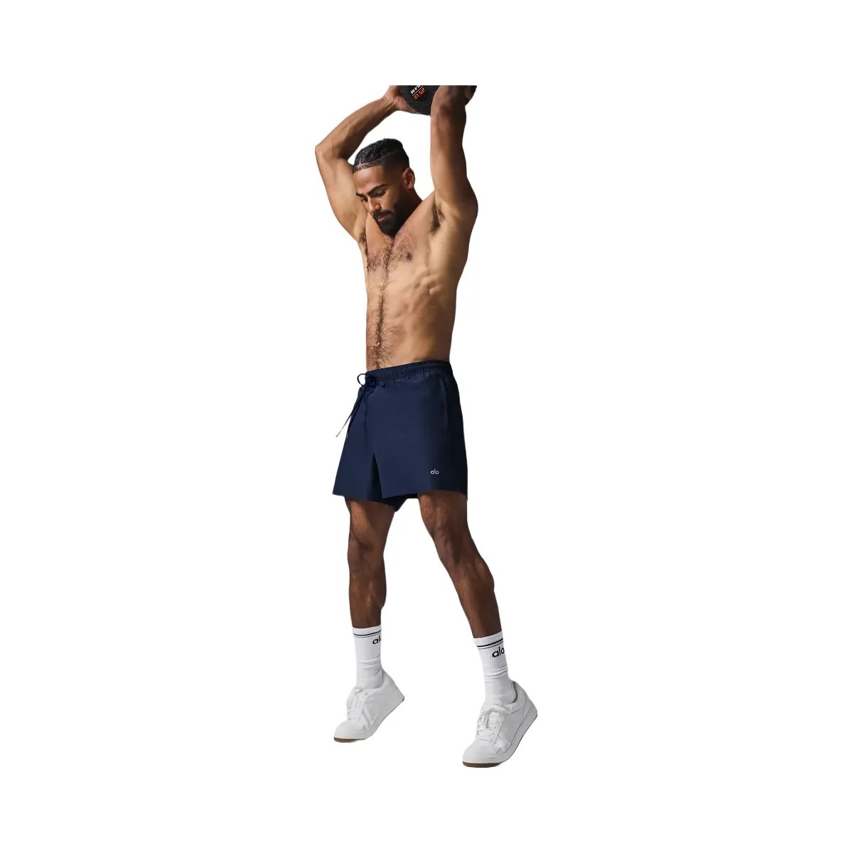 Alo Men's 7" Circuit Short - Navy - HypeFly India View 4