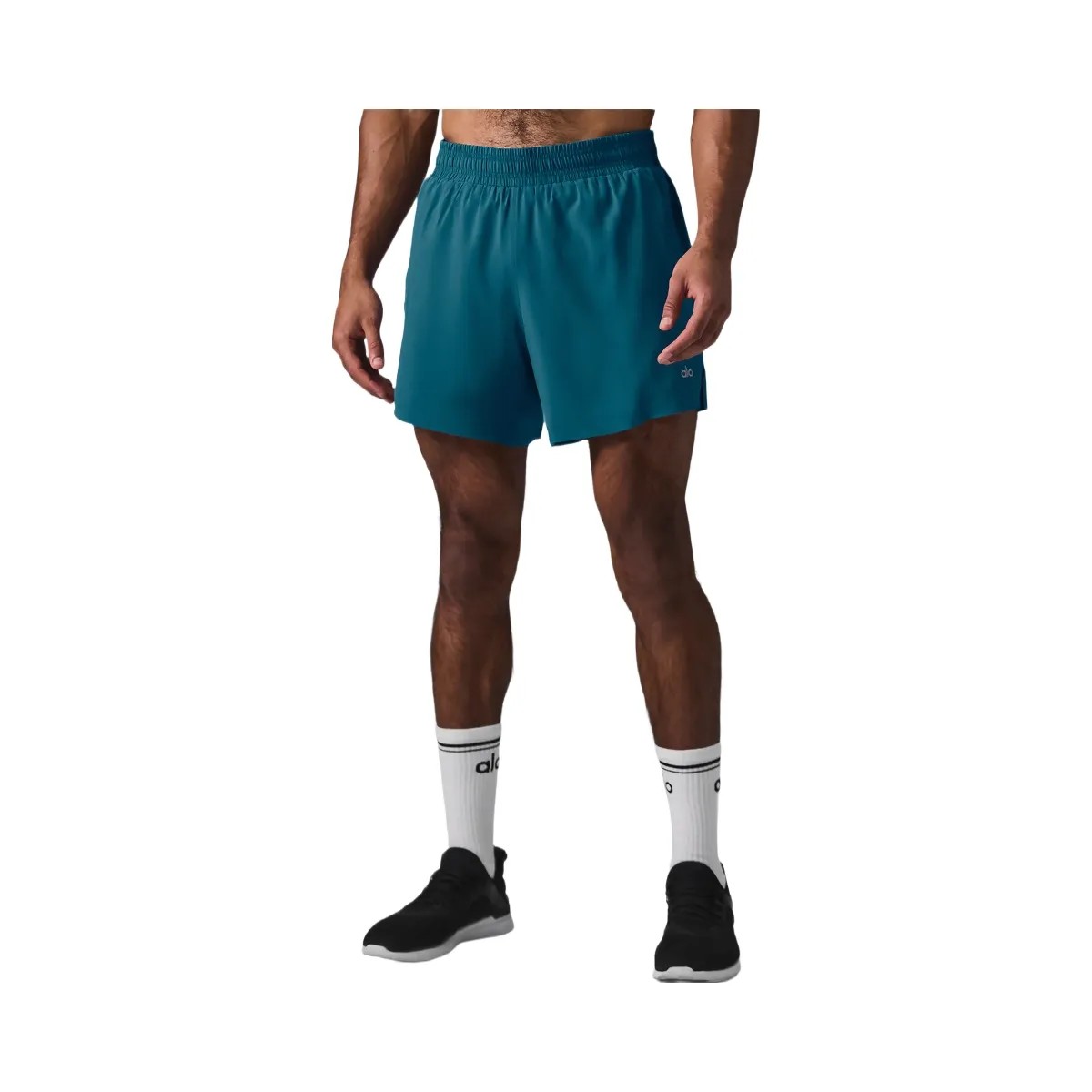 Alo Men's 5" Adapt Running Short - Oceanic Teal - HypeFly India View 1