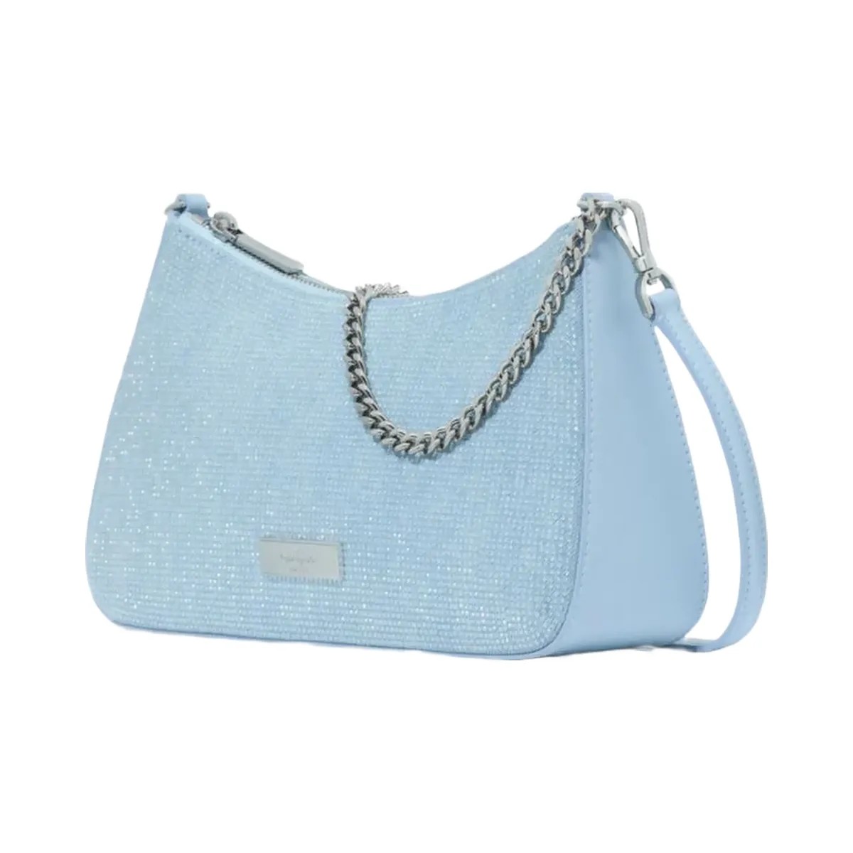 Kate Spade Margot Studded Denim Convertible Crossbody Blue Multicolor - HypeFly India View 3