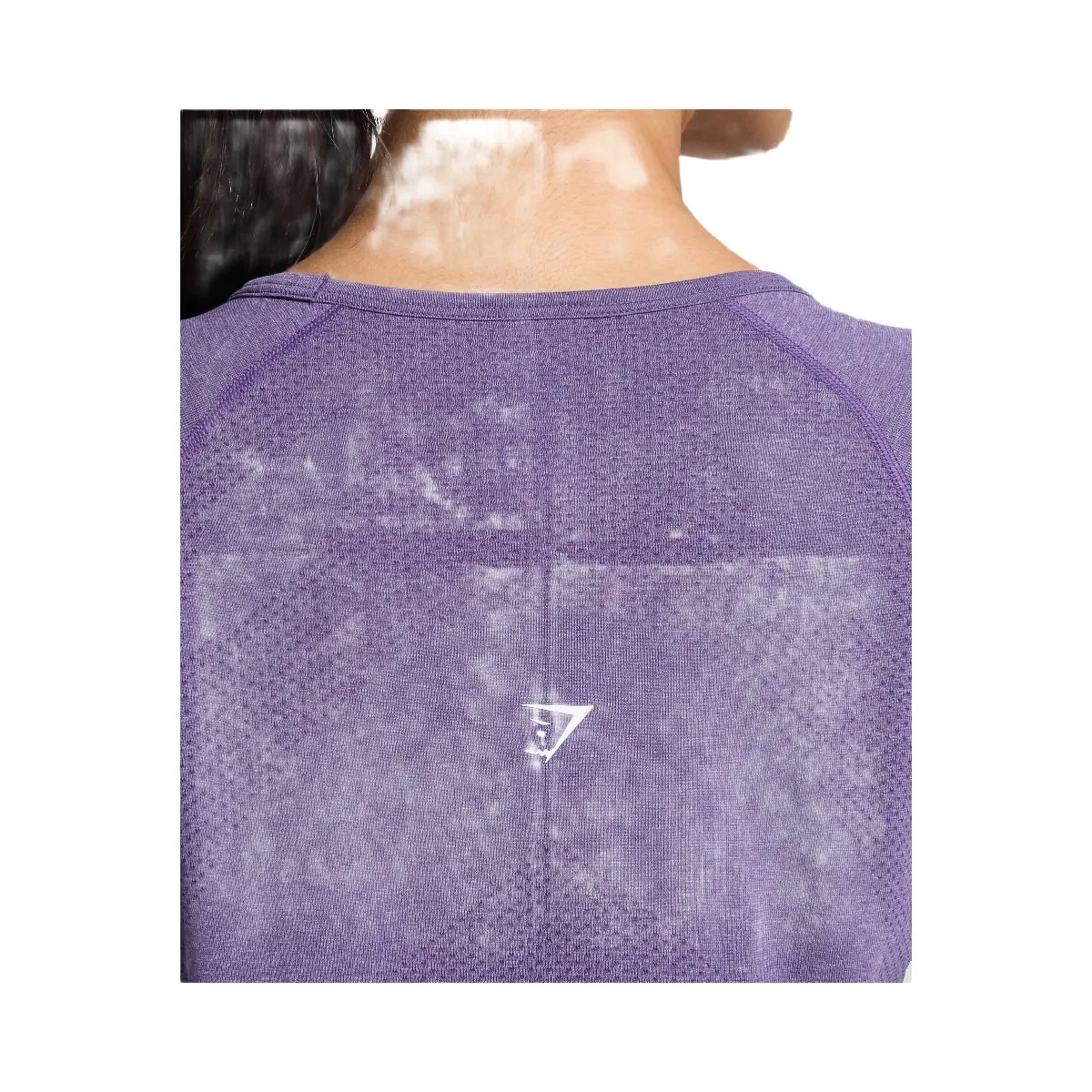 Gymshark Vital Light Long Sleeve Top - Functional Purple/Marl - HypeFly India View 5