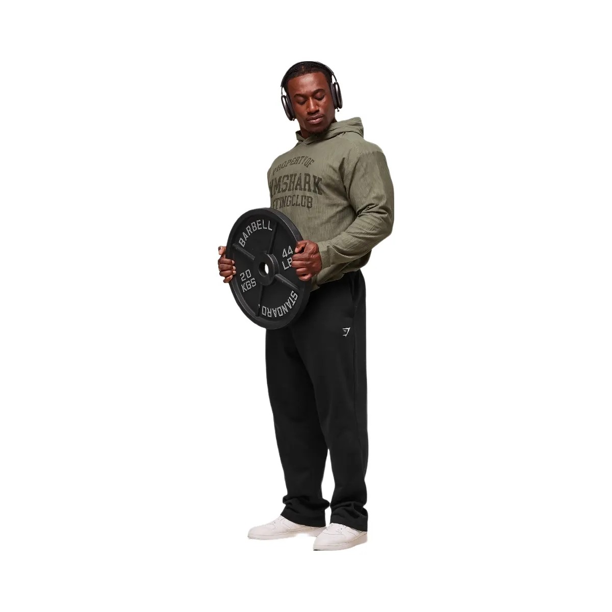 Gymshark Lightweight Slub Textured Hoodie - Utility Green - HypeFly India View 5