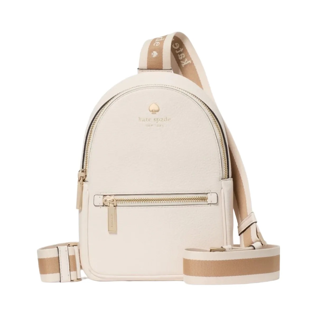 Kate Spade Emma Small Backpack Parchment - HypeFly India View 1