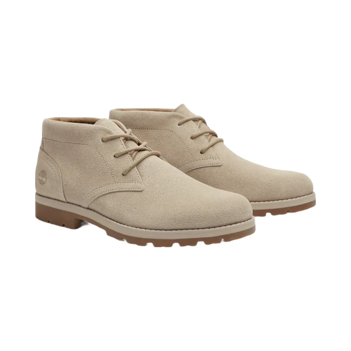 Timberland Britton Square Mid Lace-Up Boot Light Brown Suede Men'S - HypeFly India View 1