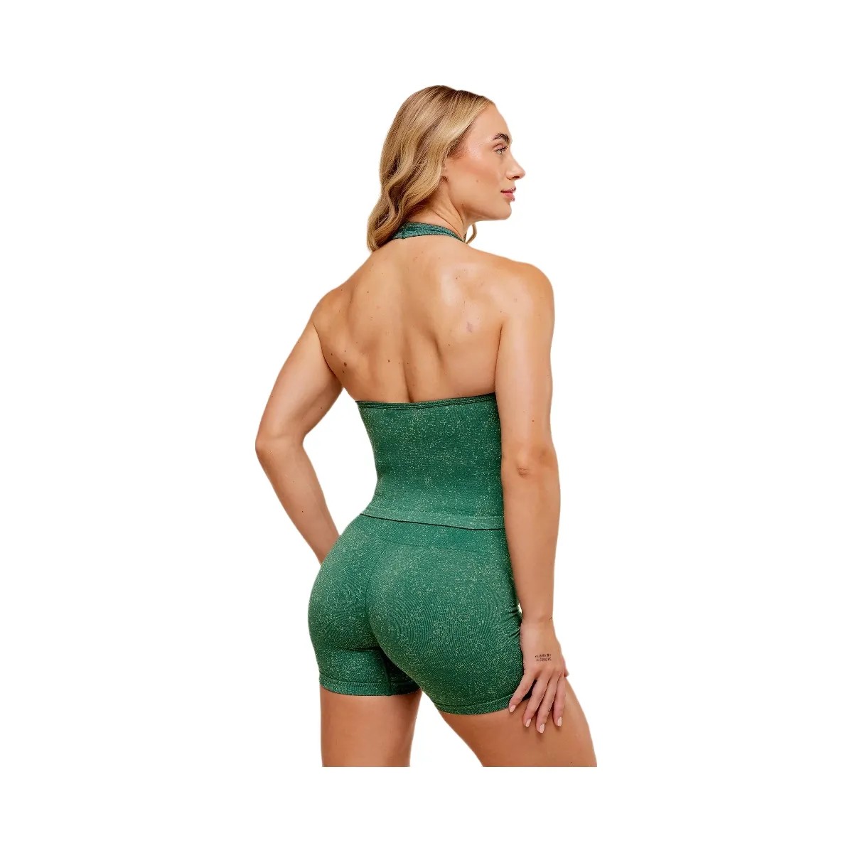 Gymshark Adapt Fleck x Whitney Tank With Shelf - Lift Green/Clay Green - HypeFly India View 2