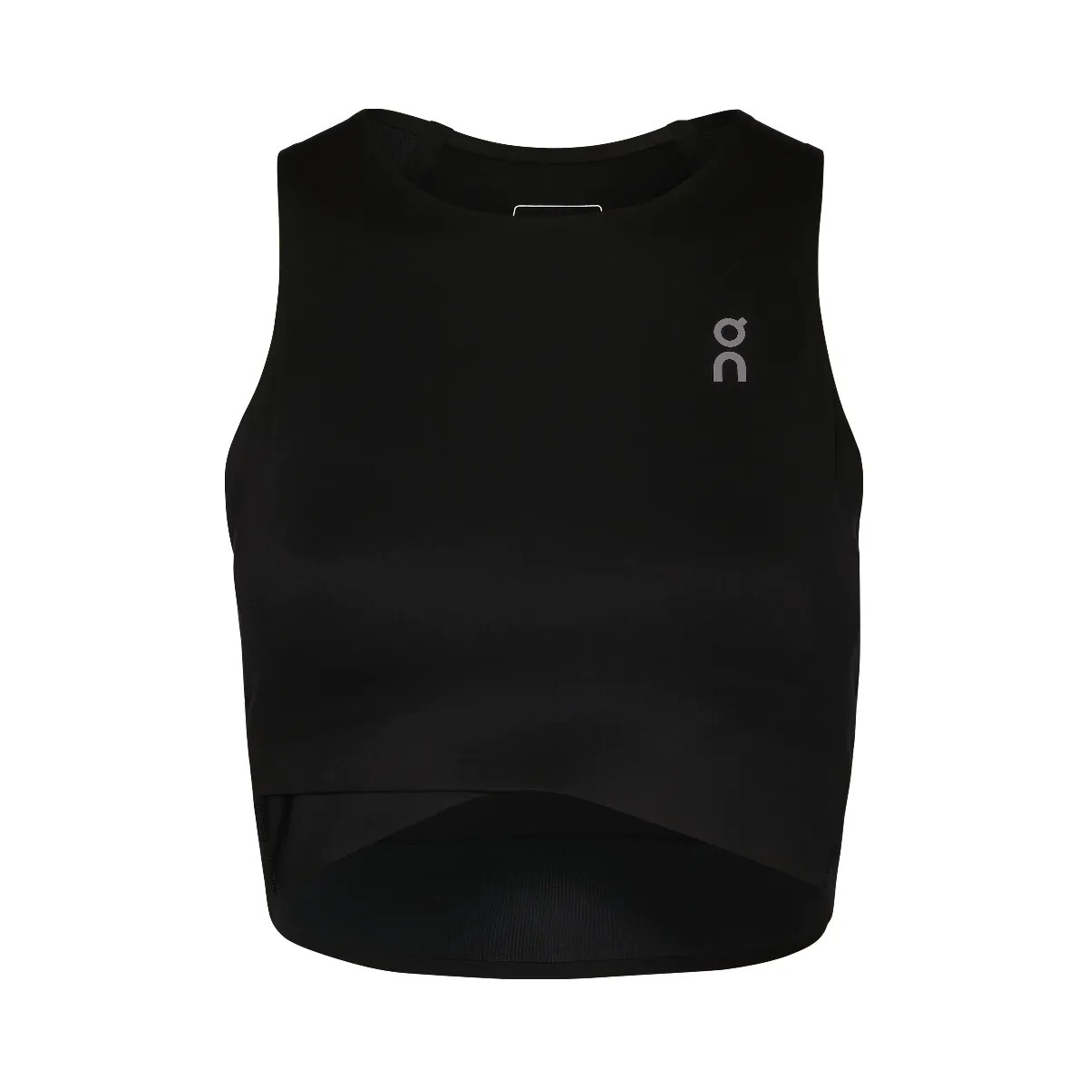 On Court Crop Top Black  - HypeFly India View 1