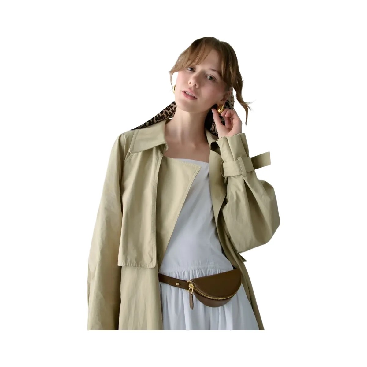 Kate Spade Duo Suede Crossbody Burnt Sage - HypeFly India View 6