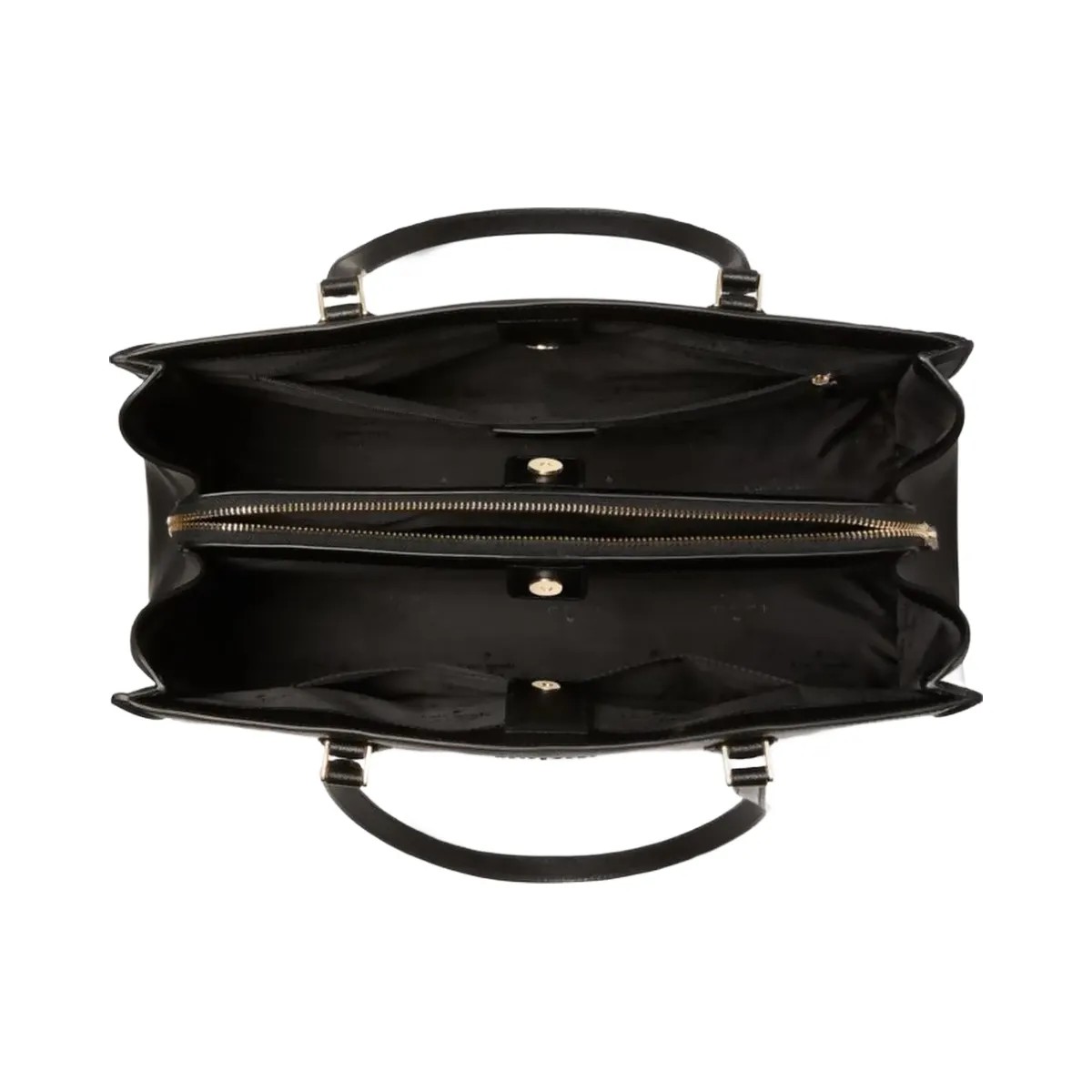 Kate Spade Madison Saffiano East West Leather Large Laptop Tote Black - HypeFly India View 4