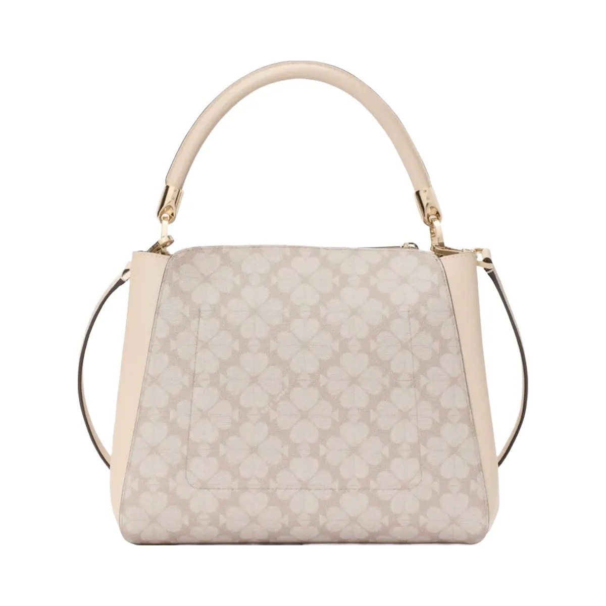 Kate Spade Flower Pvc Medium Top Handle Satchel Dark Beige Multi - HypeFly India View 5