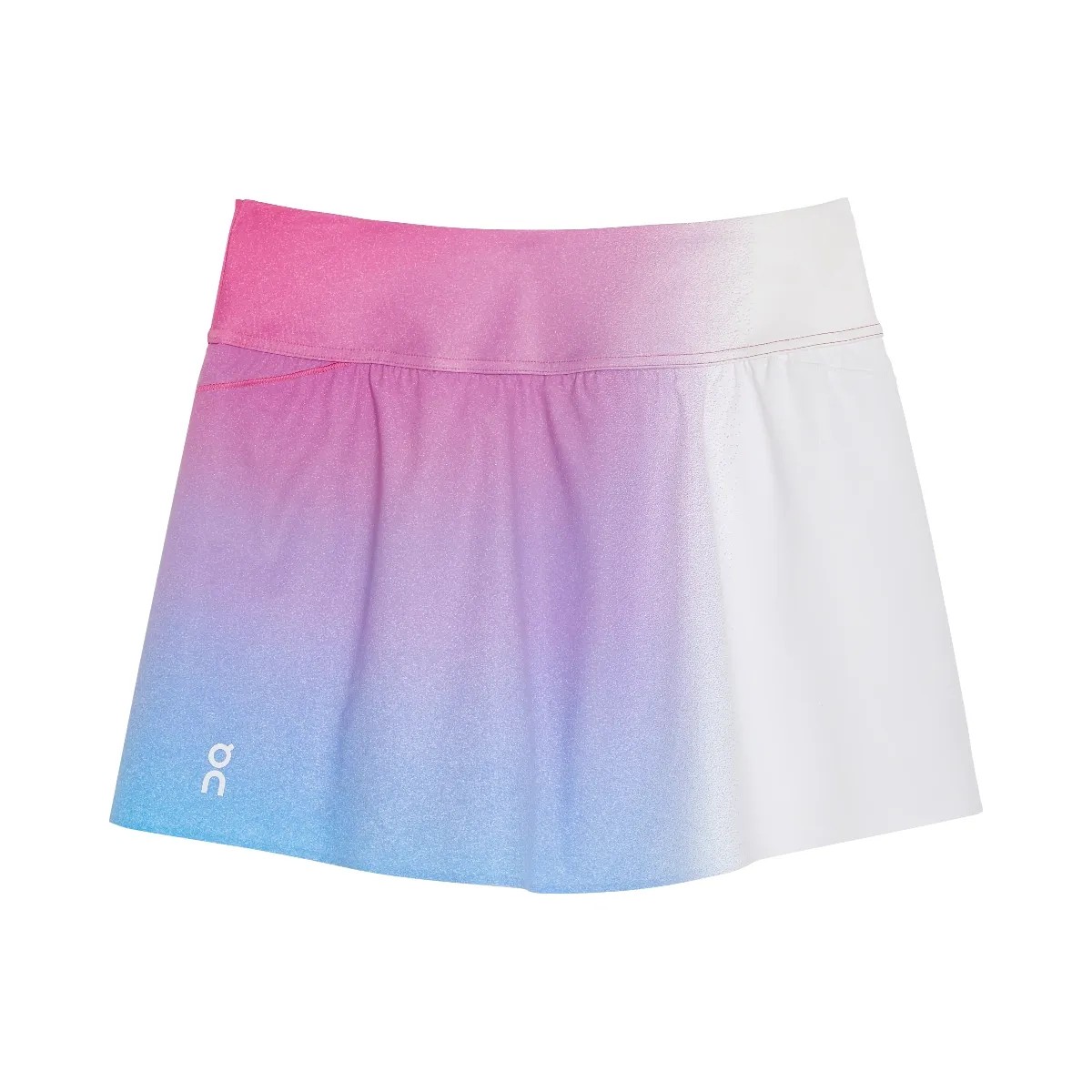 On Court Skirt White | Pink - HypeFly India View 1