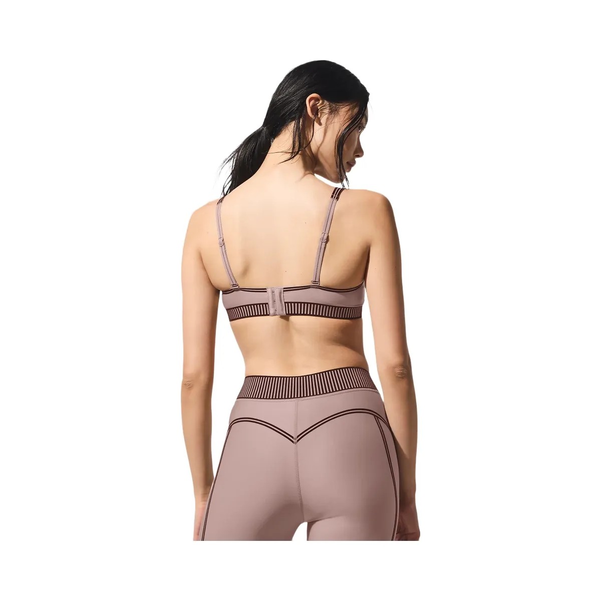 Alo Women's Airlift Line Up Bra - Taupe - HypeFly India View 2