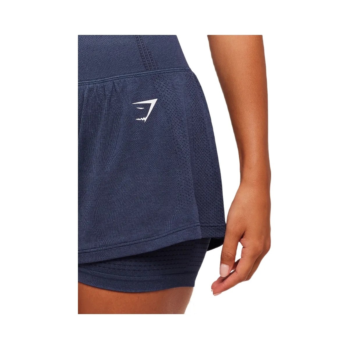 Gymshark Vital 2-in-1 Shorts - Heavy Blue/Marl - HypeFly India View 4