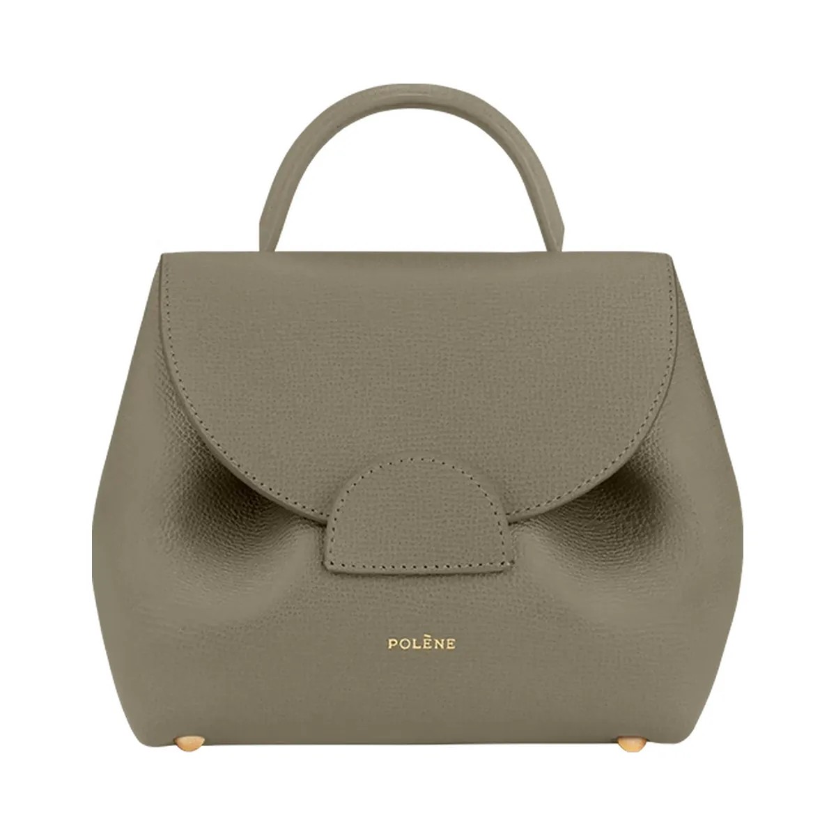 Polene Numero Un Nano Textured Olive - HypeFly India View 1