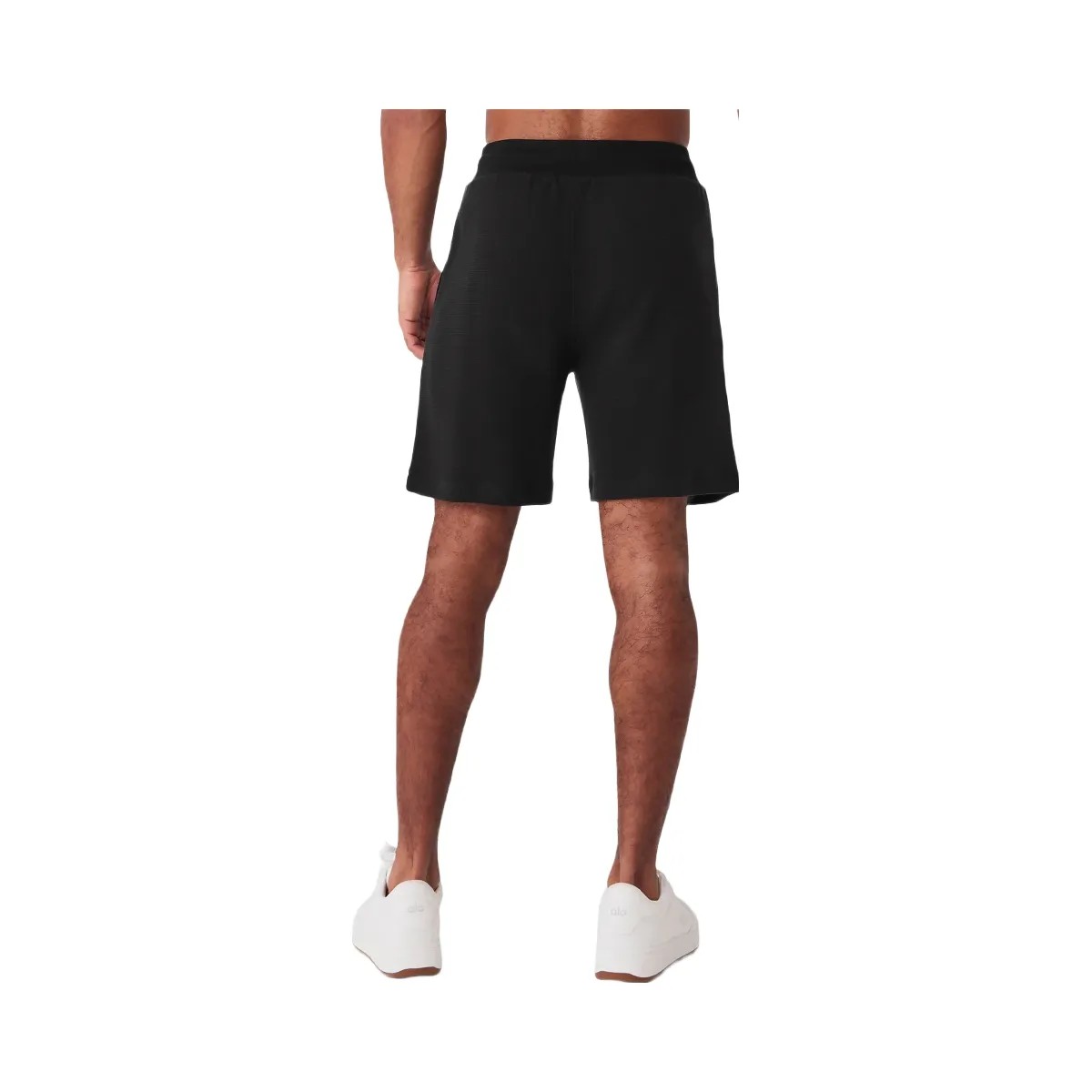 Alo Men's 7" Micro Waffle Fast Break Short - Black - HypeFly India View 3