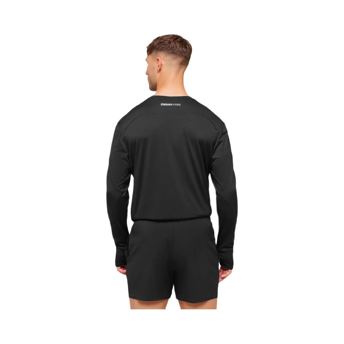 Gymshark Running Long Sleeve T-Shirt - Black - HypeFly India View 3