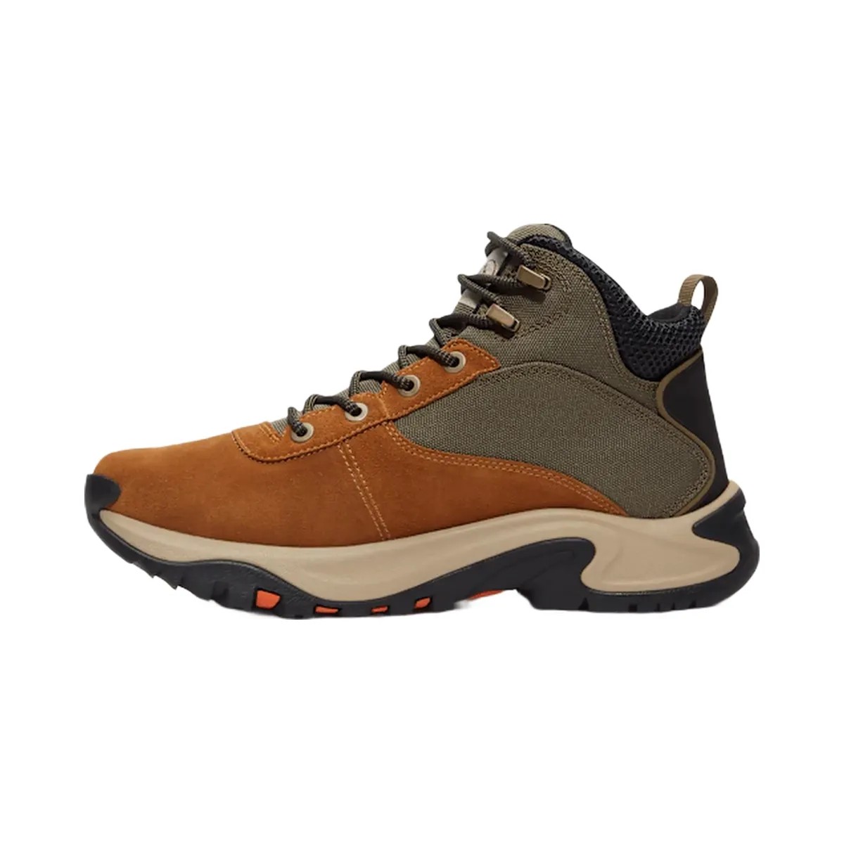 Timberland Mt Maddsen Peak Mid Waterproof Hiking Boot Medium Brown Suede Men'S - HypeFly India View 5