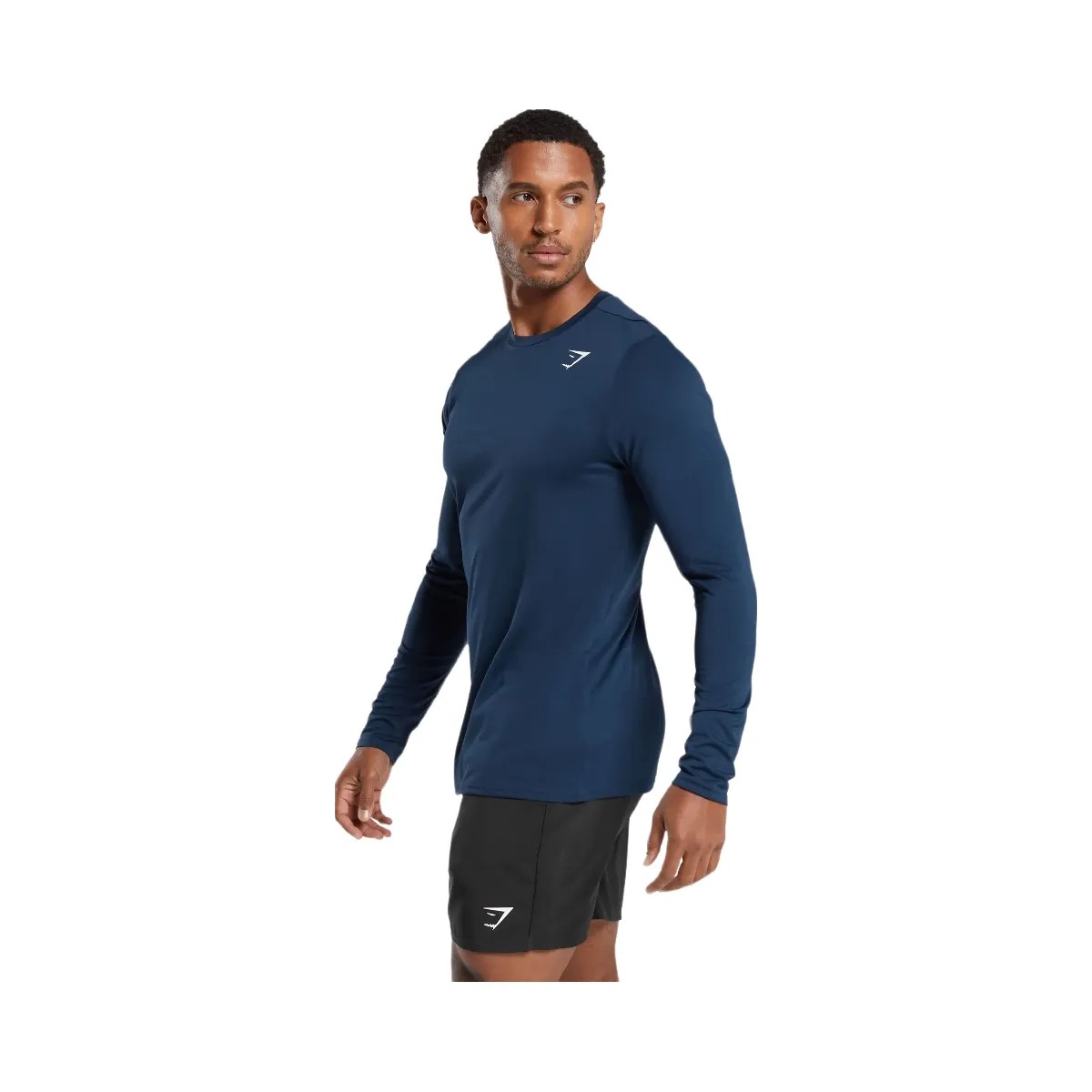 Gymshark Arrival Long Sleeve T-Shirt - Navy - HypeFly India View 3