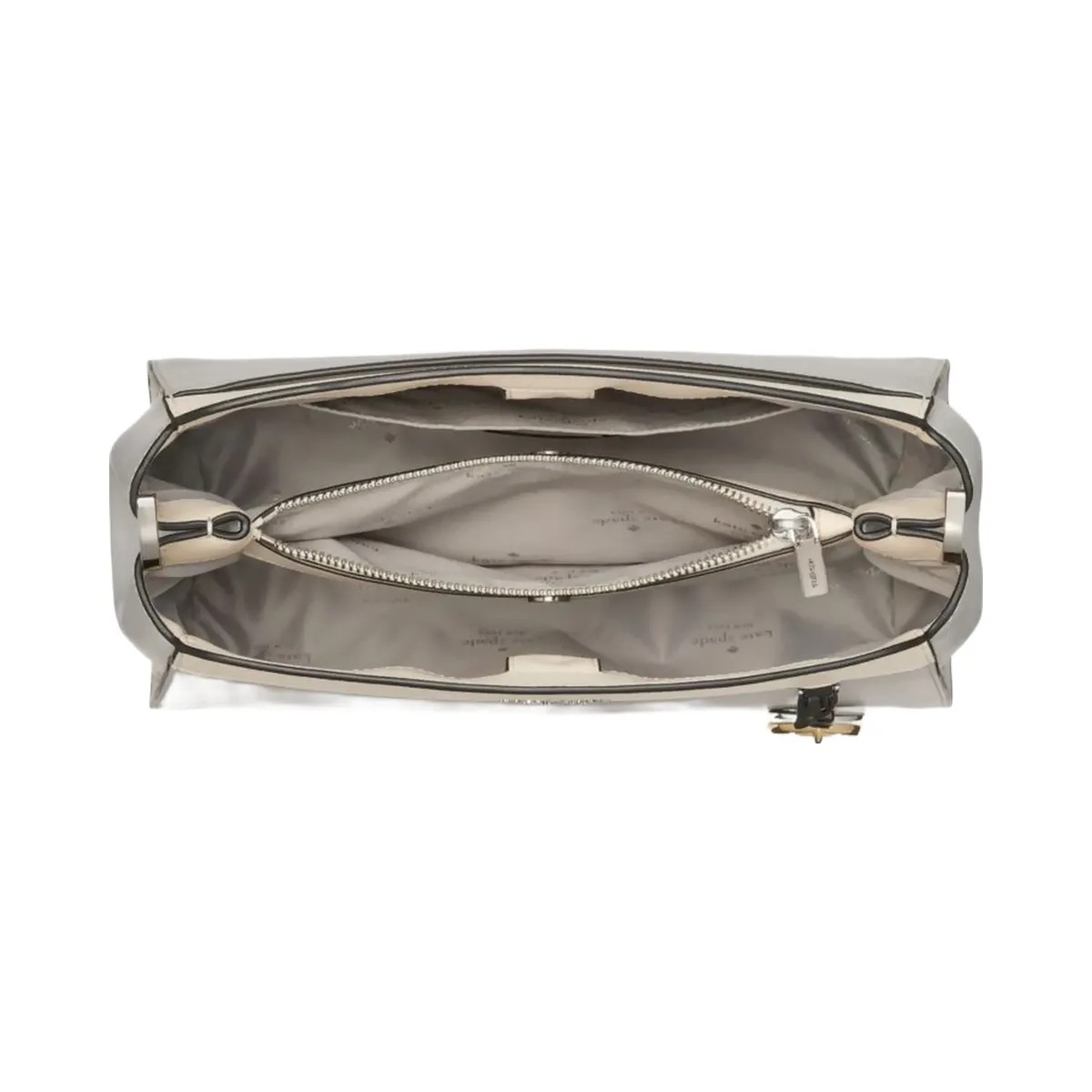 Kate Spade Madison Medium Top Handle Satchel Platinum Grey Multi - HypeFly India View 3