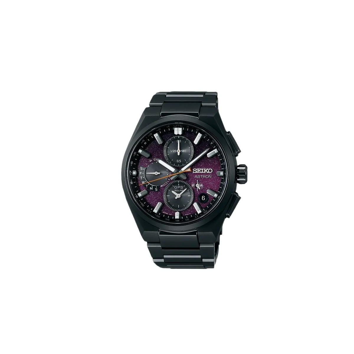 Seiko Astron GPS Solar 5X Dual Time Chronograph Yozakura Cherry Blossom by night Limited Edition - SSH171J1 Men's - HypeFly India View 1