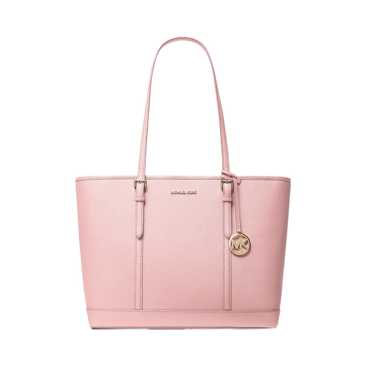 Michael Kors Jet Set Travel Large Saffiano Leather Tote Bag Powder Blush - HypeFly India View 1