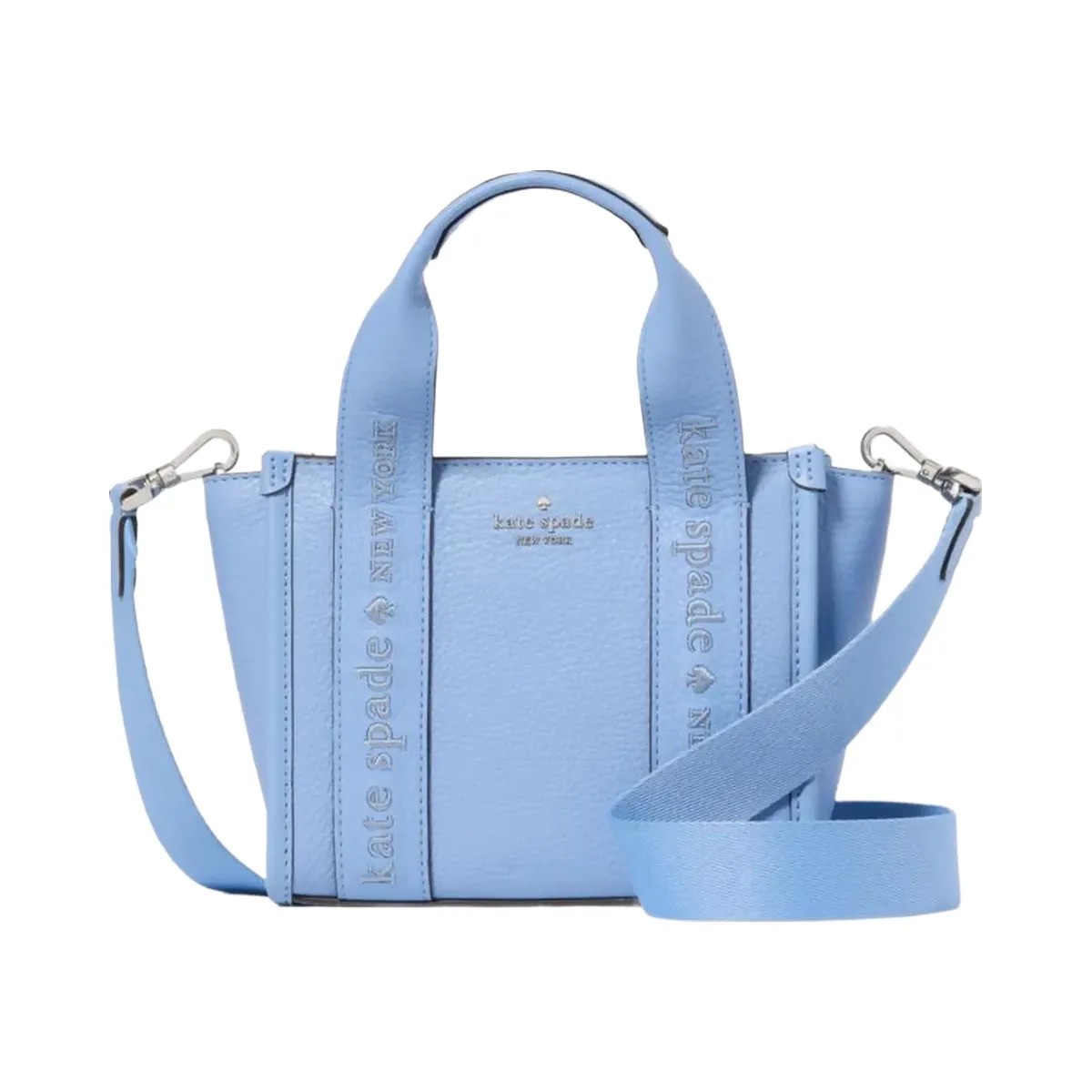 Kate Spade Kip Leather Mini Tote Periwinkle Sky - HypeFly India View 1