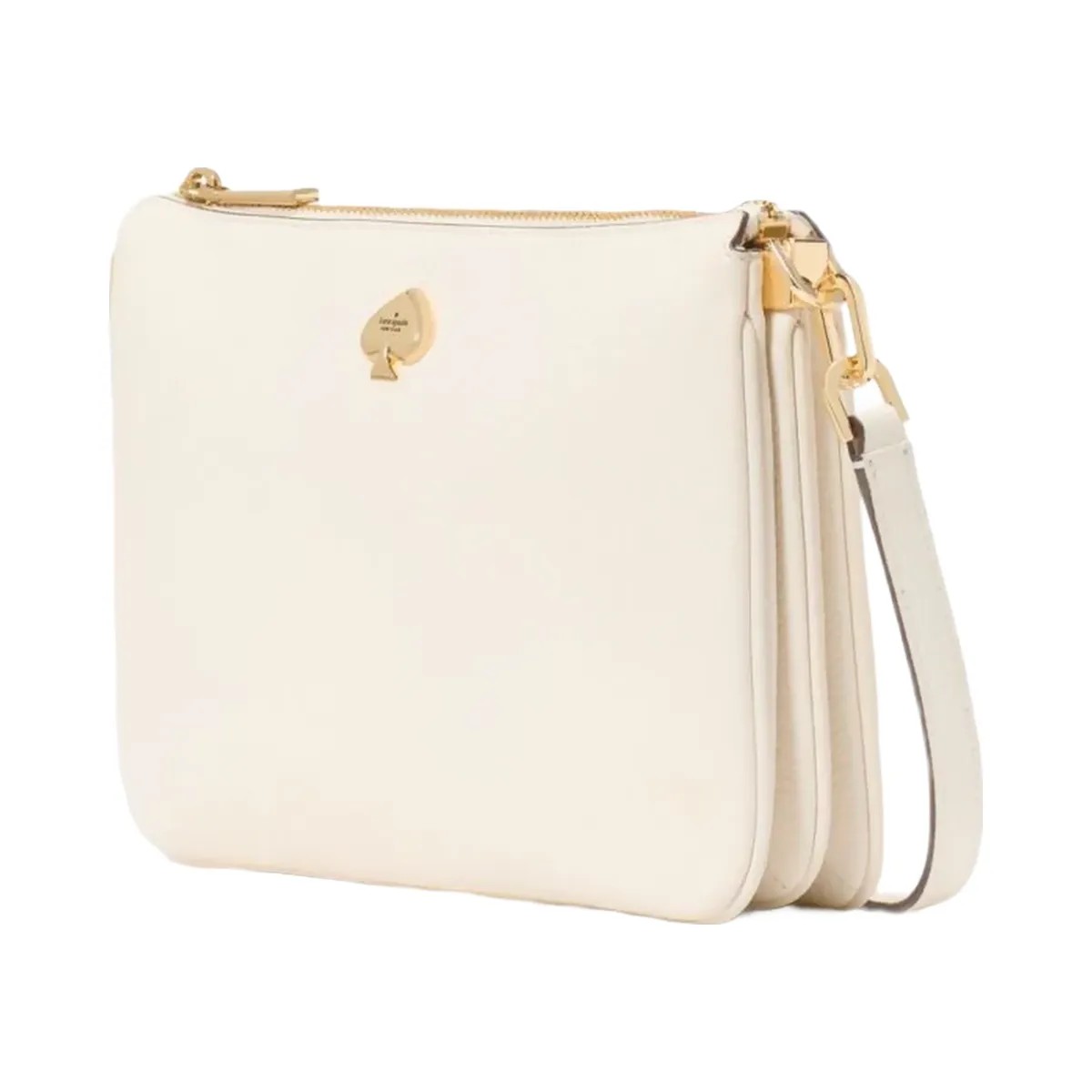 Kate Spade Kayla Small Triple Compartment Crossbody Meringue - HypeFly India View 2