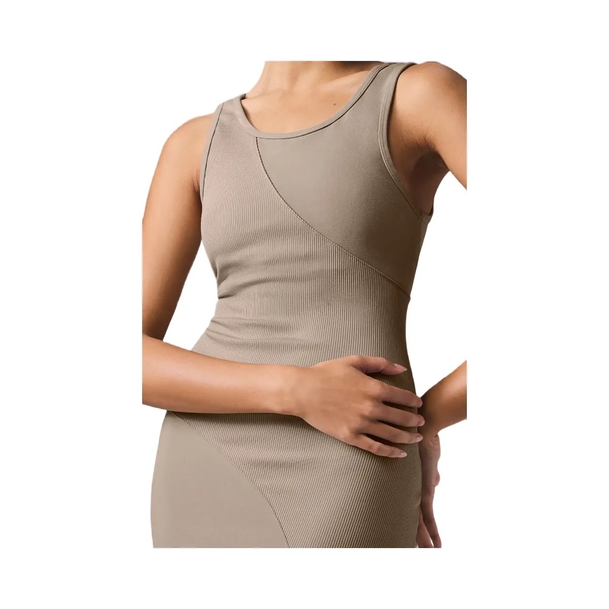 Alo Women's Alosoft Sunbeam Dress - Gravel - HypeFly India View 3