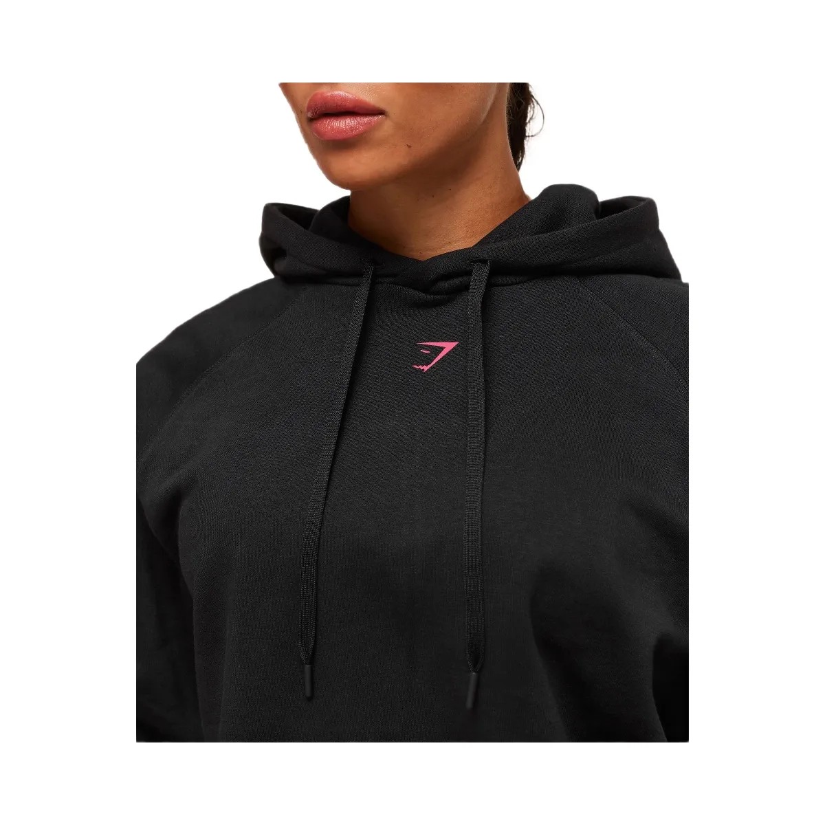 Gymshark Strength Department Oversized Hoodie - Black - HypeFly India View 4