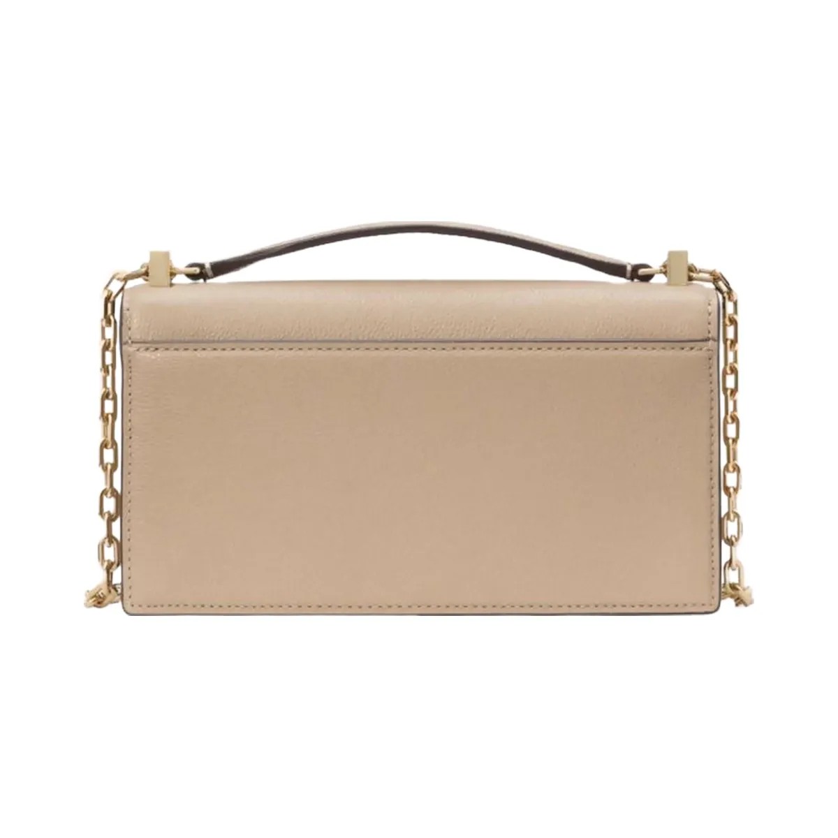 Kate Spade Deco Mini Flap Chain Crossbody Timeless Taupe - HypeFly India View 5