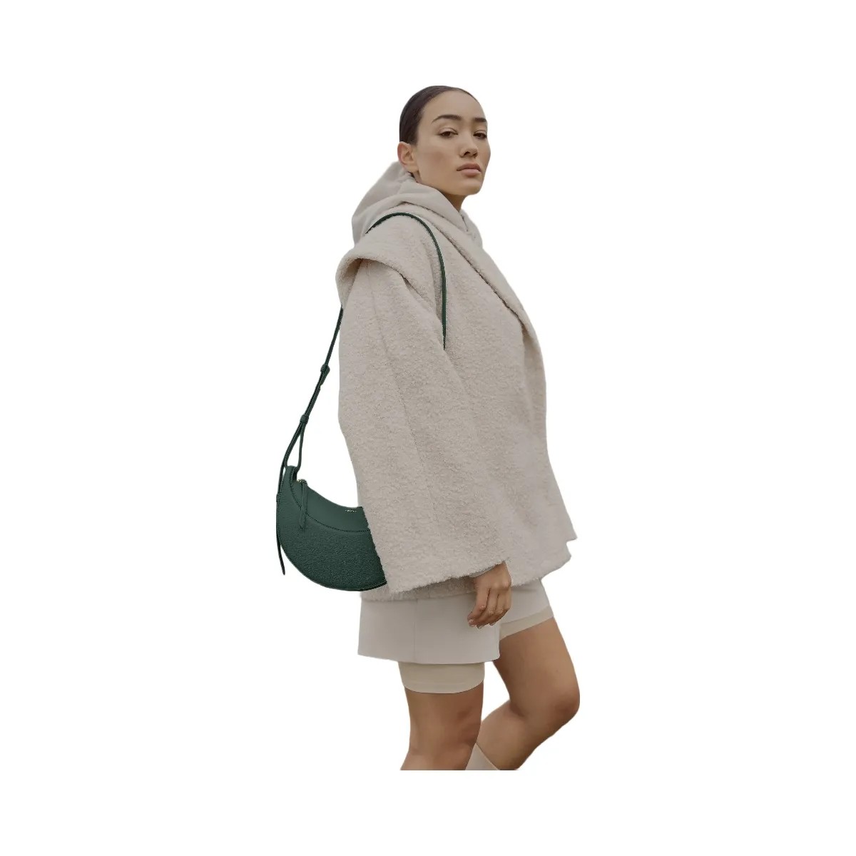 Polene Numero Dix Textured Green - HypeFly India View 7