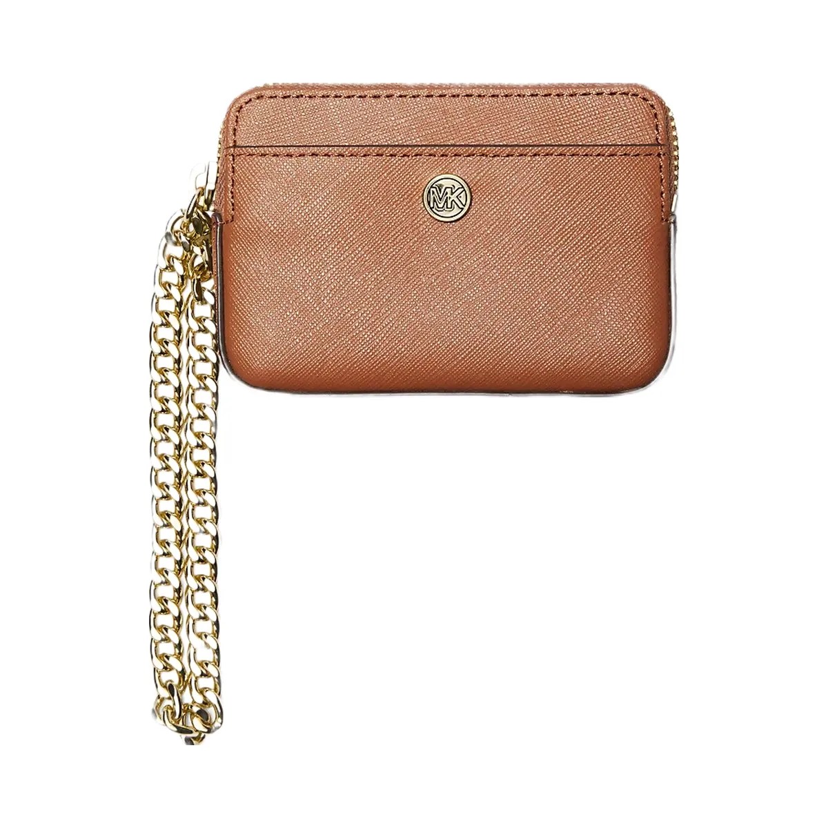Michael Kors Medium Saffiano Leather Chain Card Case Luggage - HypeFly India View 1