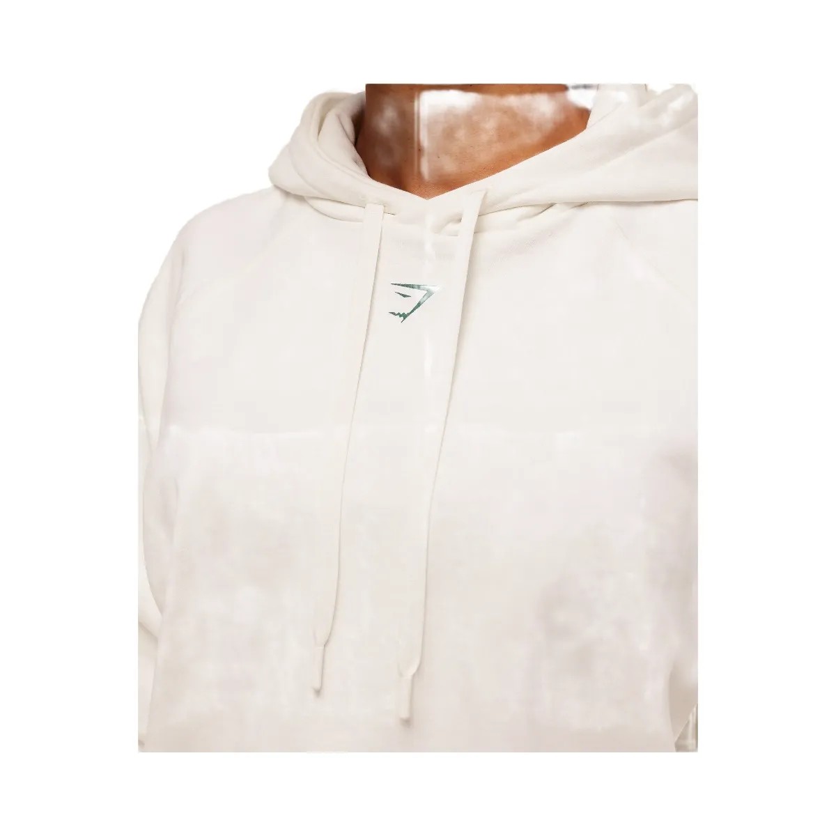 Gymshark Strength Department Oversized Hoodie - Soft White - HypeFly India View 4