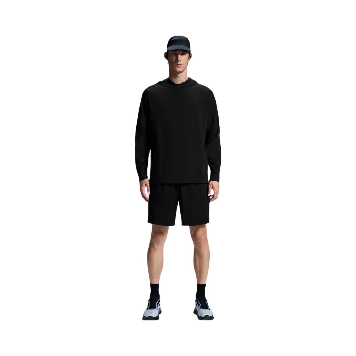 On Studio Hoodie Black - HypeFly India View 2
