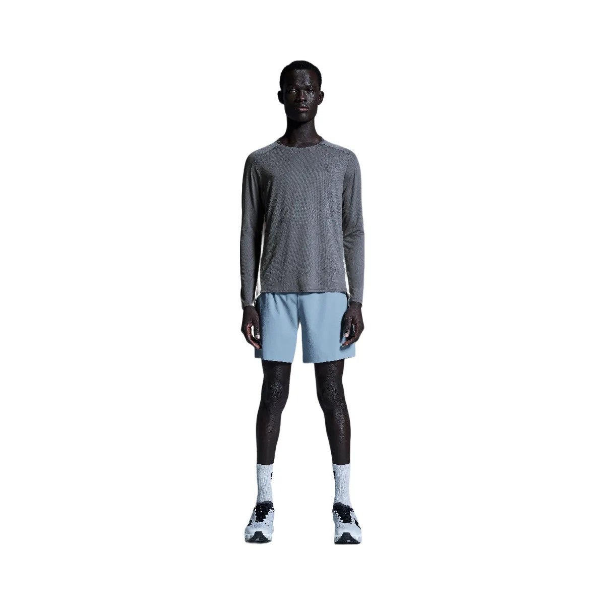 On 7" Performance Shorts Chambray - HypeFly India View 4