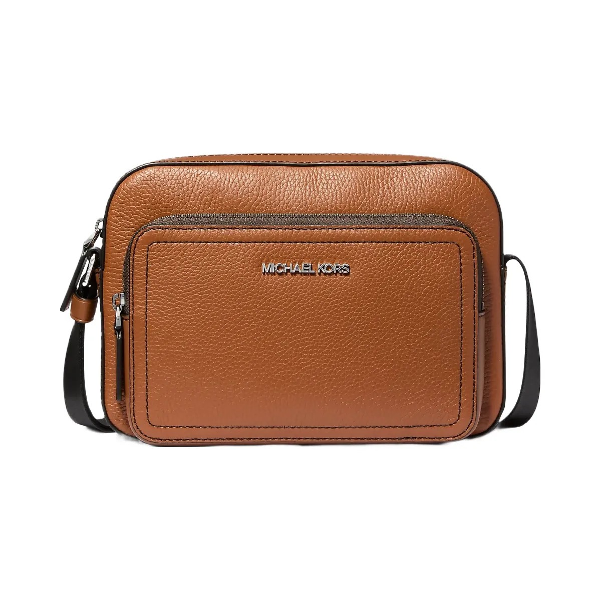 Michael Kors Cooper Pebbled Leather Utility Crossbody Bag Luggage - HypeFly India View 1