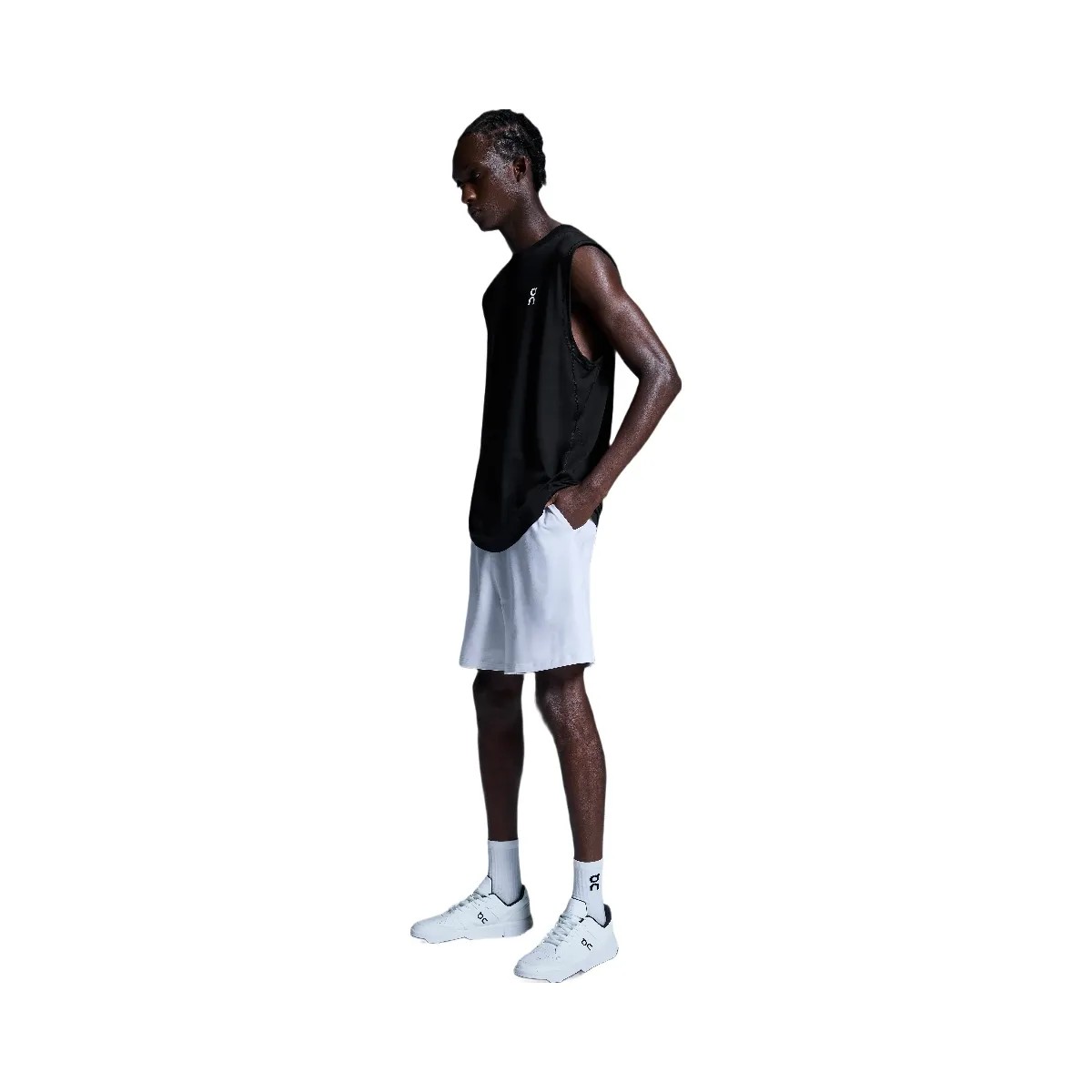 On Courtside Shorts White - HypeFly India View 3