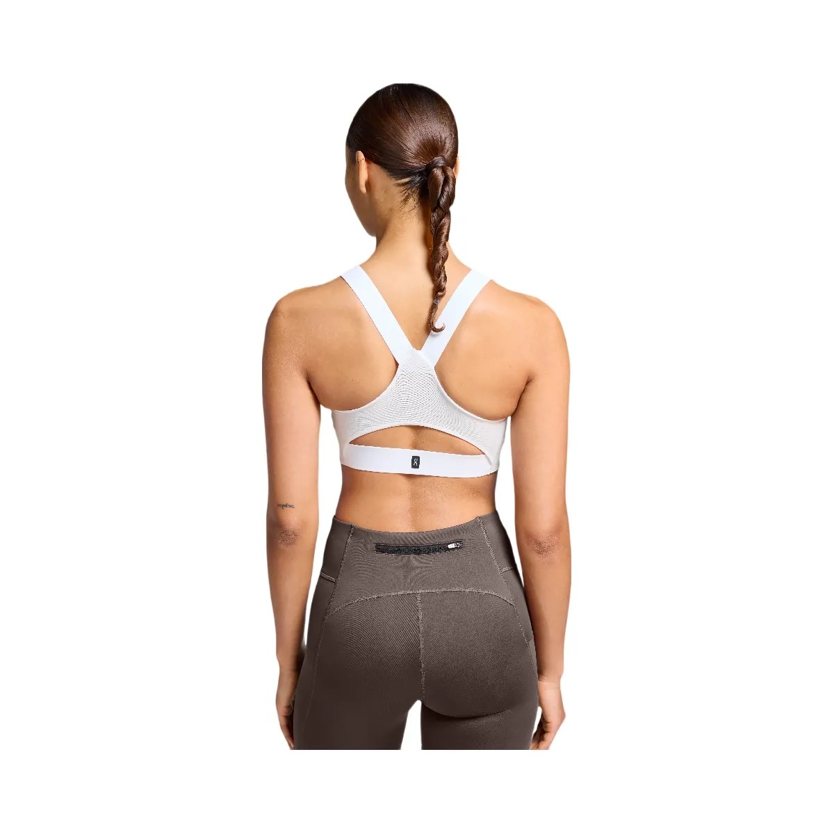 On Performance Flex Bra Undyed-White - HypeFly India View 3