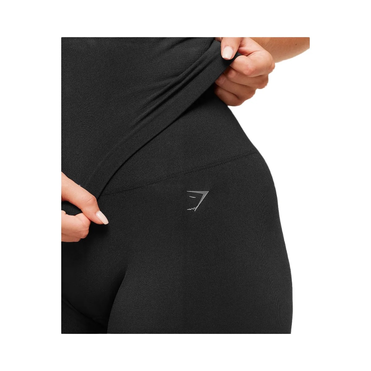 Gymshark Soft Sculpt Flared Leggings - Black - HypeFly India View 6