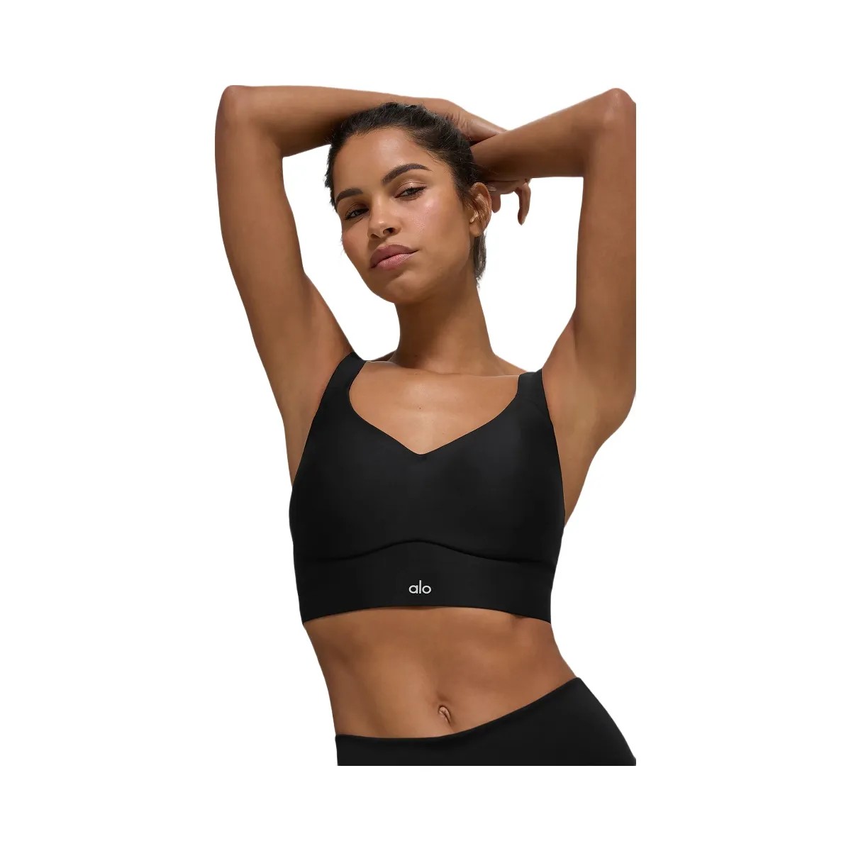 Alo Women's Airlift Endurance High-Impact Bra - Black - HypeFly India View 1